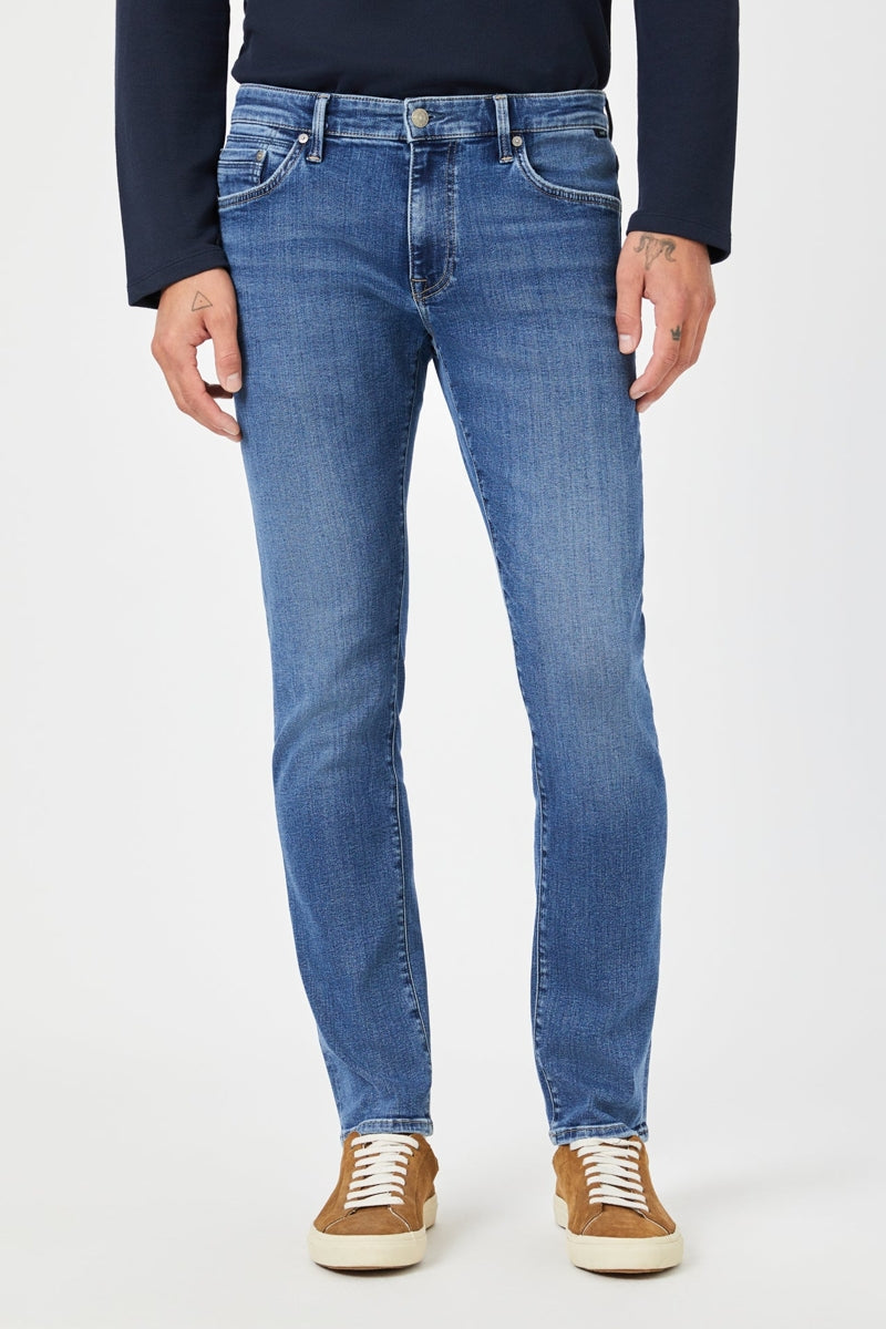 Wholesale,Mavi, Mavi Ocean Organic Vintage Zach Straight Leg Jeans, Blue, 32W-32L-Tag32