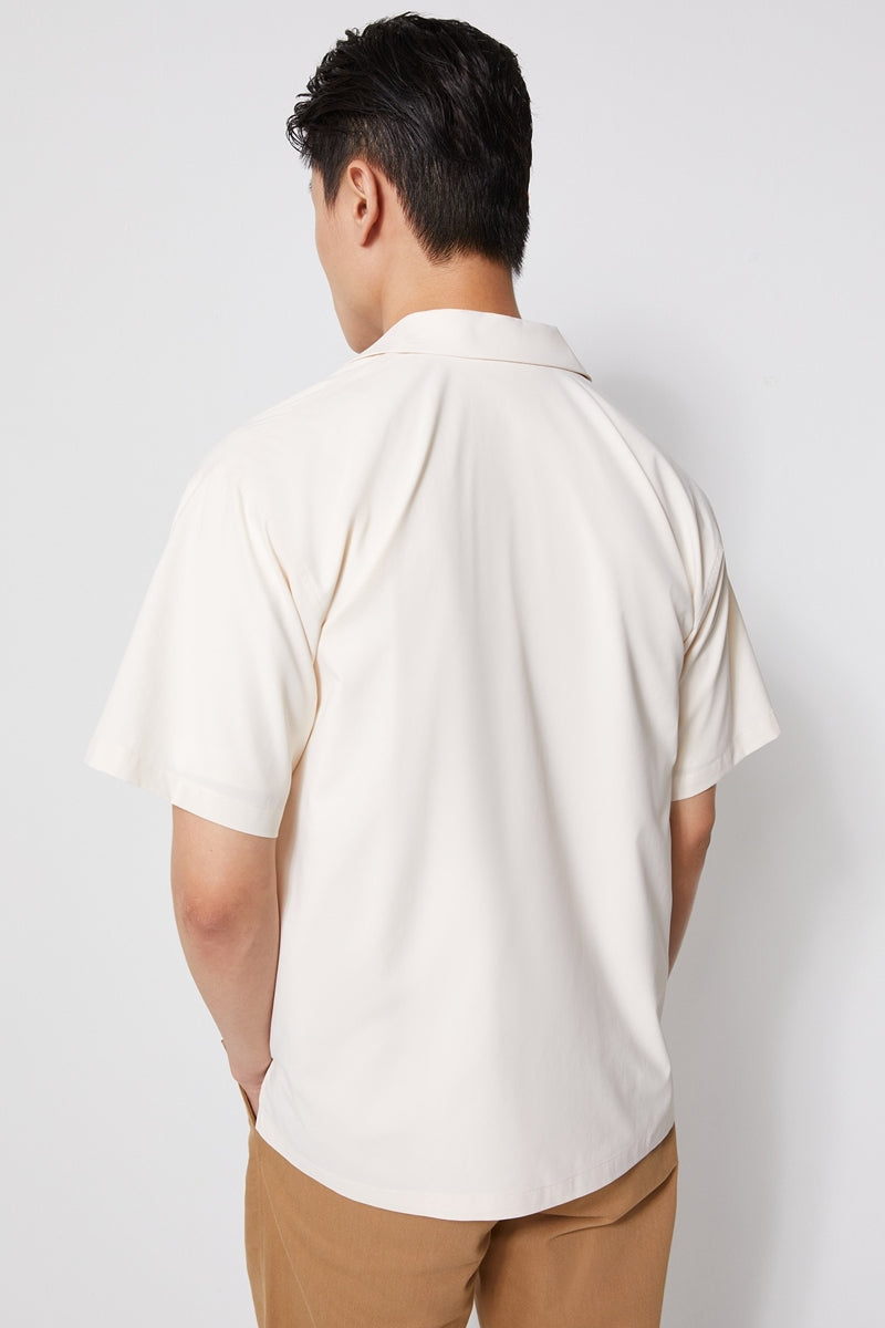 Direct From Brand,FYNE, FYNE Apricot UPF50+ Stretch Recycled Shirt, Cream, Large-45-TagL