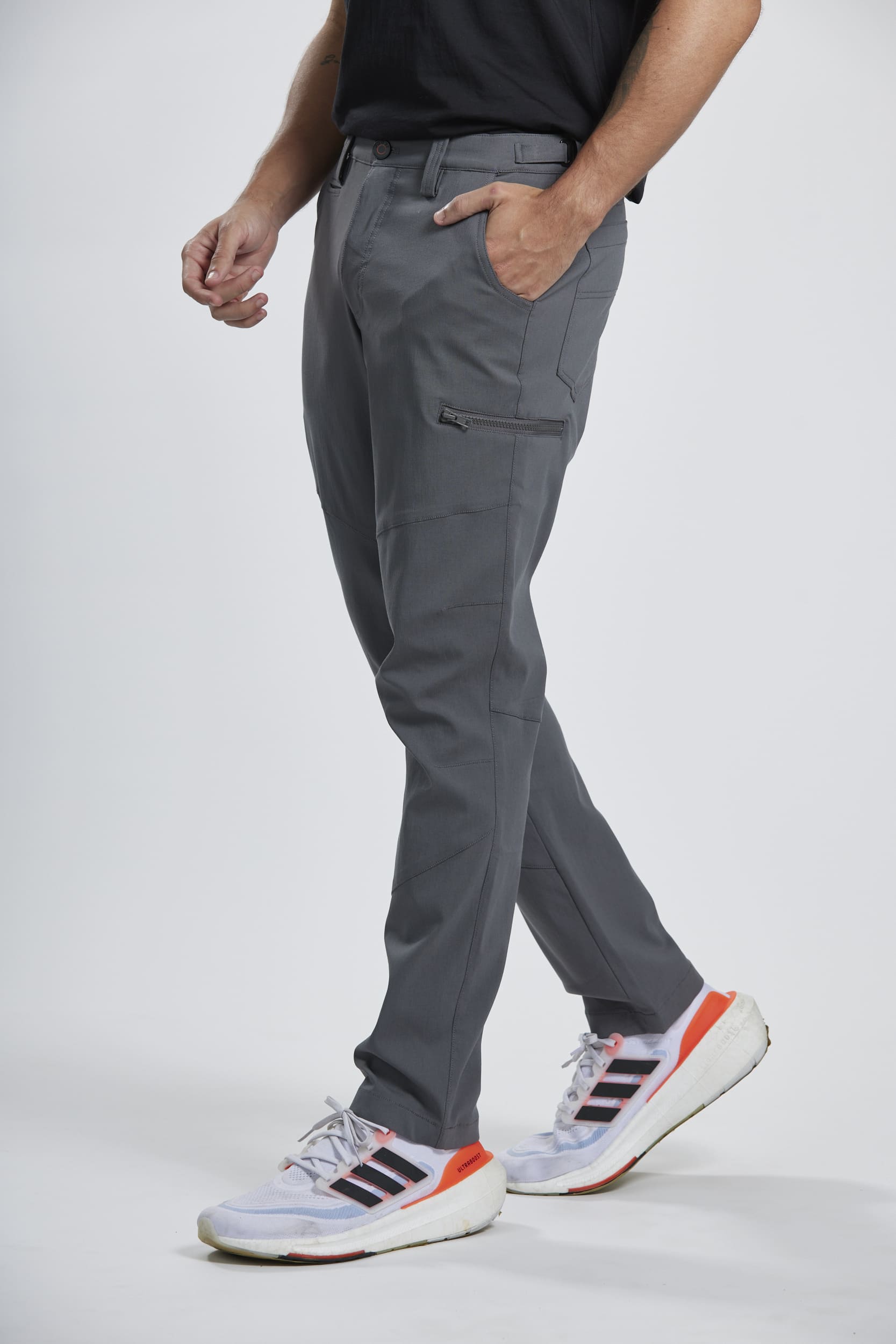 Direct From Brand,PROFI, PROFI Galactic Grey All-Purpose Multi-Pocket UV-resistant Functional Pants, Grey, 36W-31L-Tag36