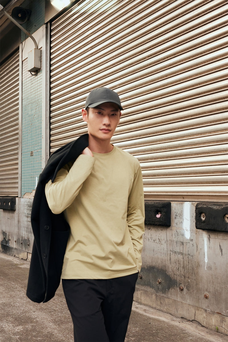 Direct From Brand,FYNE, FYNE Olive Green Moisture Absorption T-shirt, Green, Large-42-TagLMedium-40-TagMExtra Large-44-TagXL