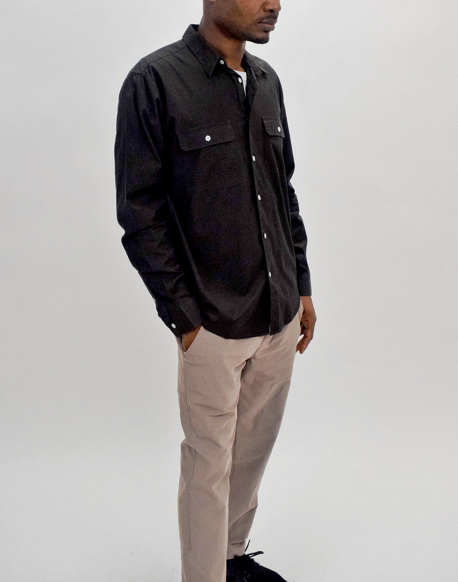 The RealReal,Theory, Theory Brown Slim Fit Button-Up Shirt, Brown, Medium-44-TagM