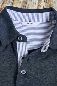 Wholesale,Nicoby Age of Wisdom, Nicoby Age of Wisdom Navy Polynosic Slub Polo, Blue, Extra Extra Large-50-TagXXL
