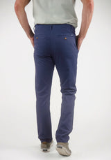 Tailor Vintage Indigo Airotec Slim Fit Cotton/Nylon Chino Pant