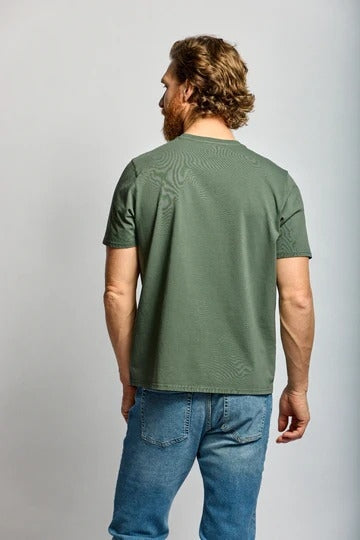Wholesale,Easy Mondays, Easy Mondays Thyme Green Jersey T-Shirt, Green, Medium-44-TagLLarge-46-TagXLExtra Large-48-TagXXLSmall-42-TagMSmall-41-TagS