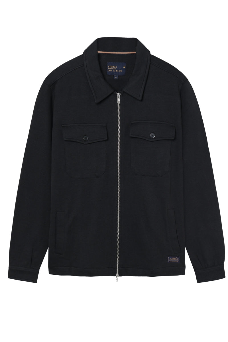 Wholesale,Signal Clothing, Signal Clothing Black Full Zip Overshirt, Black, Small-42-TagSMedium-44-TagMLarge-46-TagLExtra Large-49-TagXLExtra Extra Large-52-TagXXL