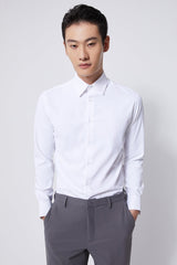 FYNE White Anti-UV Function Long Sleeve Button Up Shirt