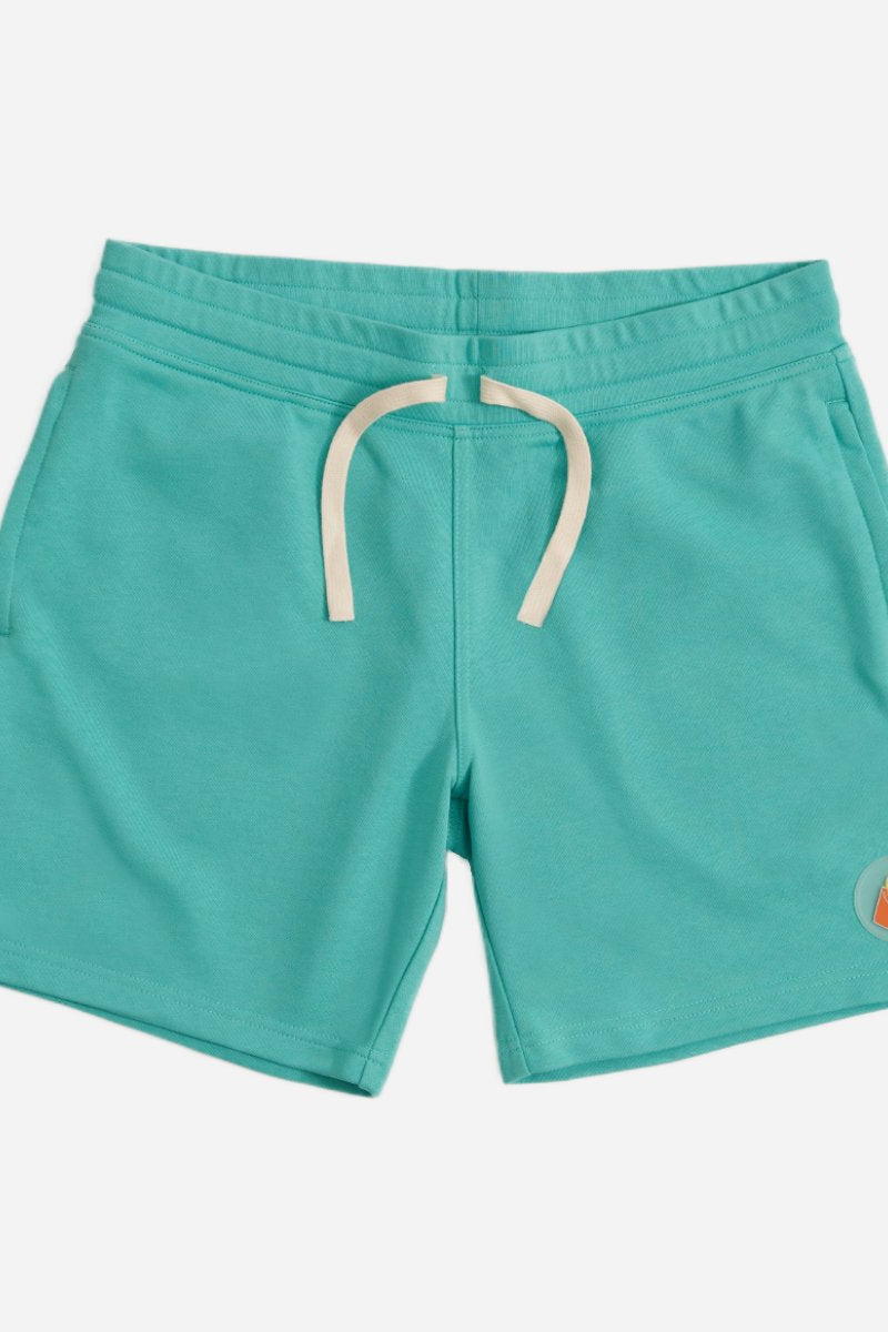 Eubi Turquoise Fries Glow Patch 7" Signature Lounge Shorts