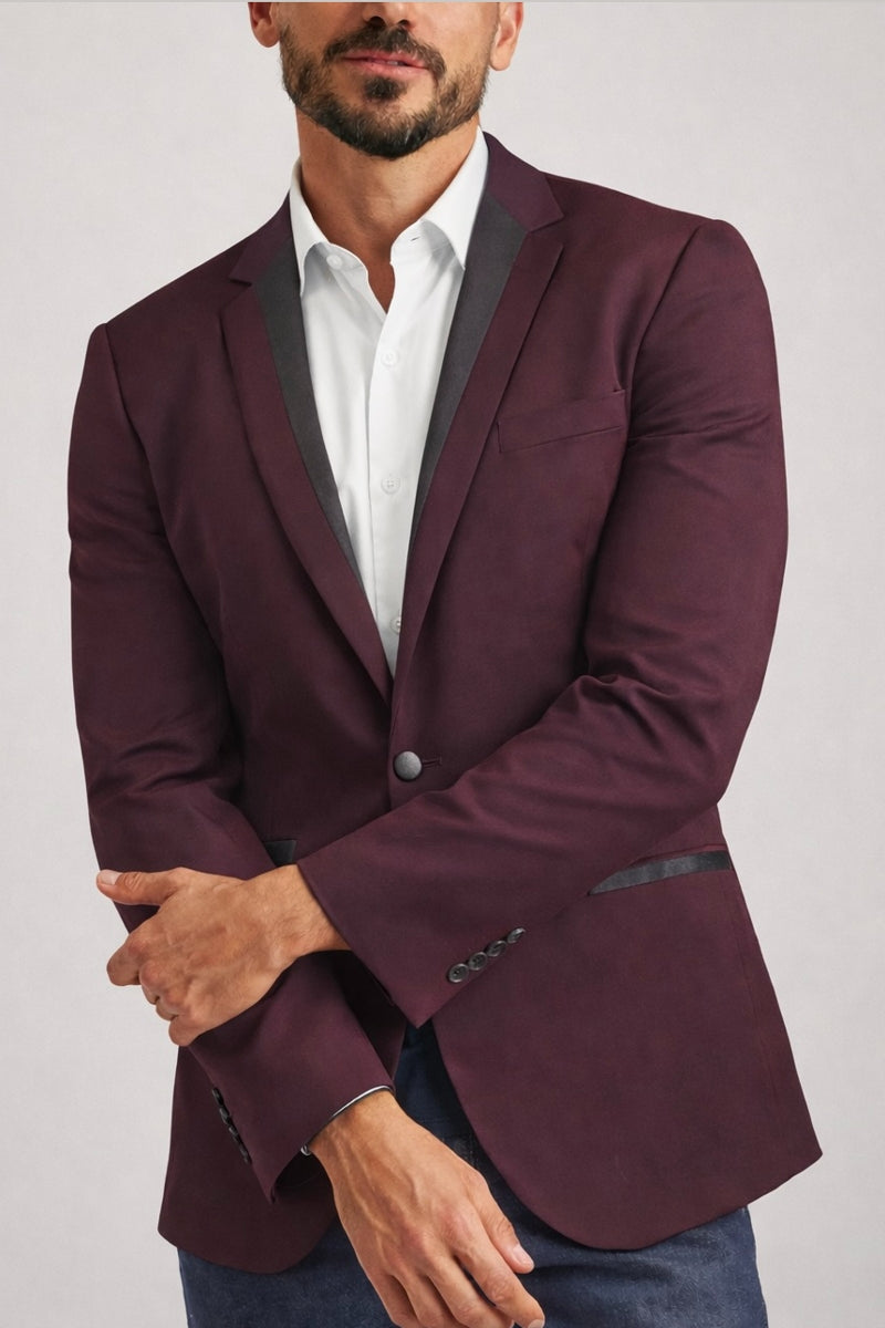 Other,Venice, Venice Wine Blazer, Purple, Large-47-Tag52Small-41-Tag48