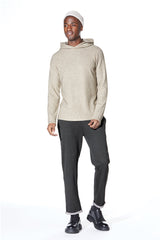 Civil Society Heather Khaki Two-ply Knit Hoodie