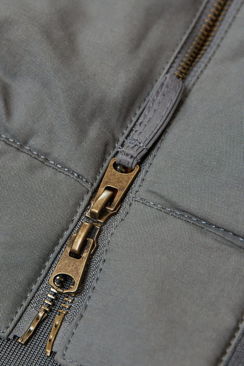 Faire,True Classic, True Classic Carbon Grey Bomber Jacket, Grey, Small-42-TagS