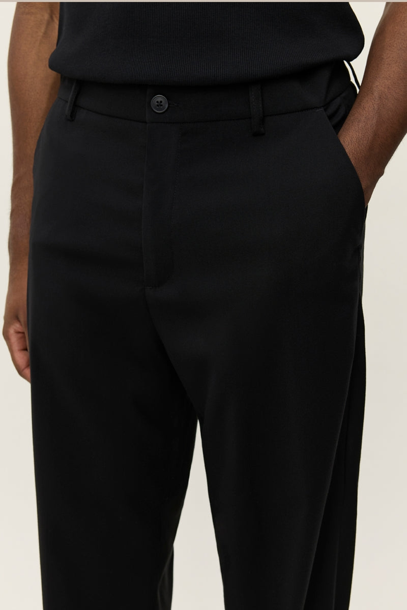 Wholesale,Les Deux, Les Deux Black Stretch Drapey Suiting Pants, Black, 36W-32L-Tag34