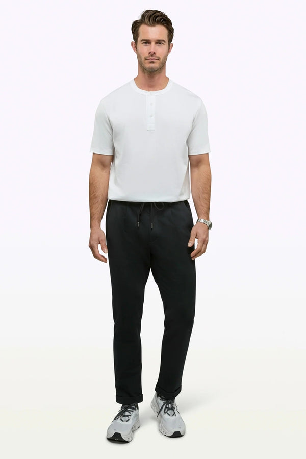 CUTS Black Straight Leg Performance Knit Pants