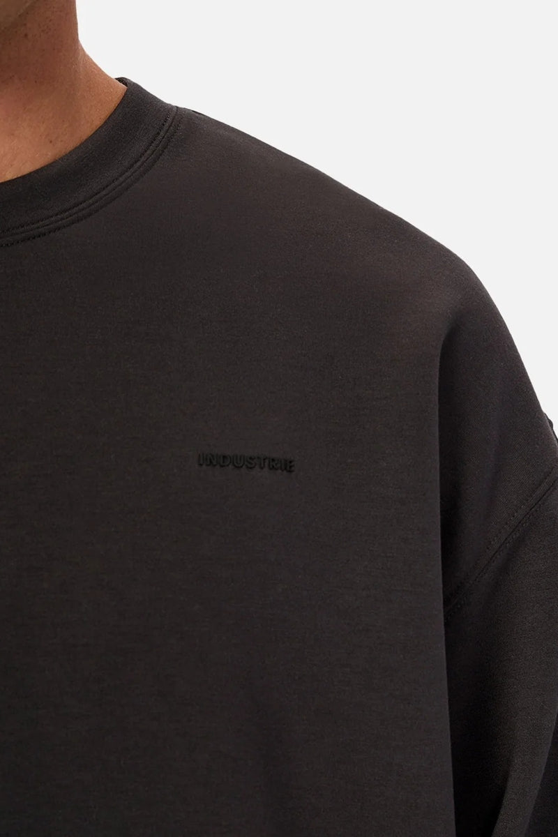 Wholesale,INDUSTRIE AUSTRALIA, INDUSTRIE AUSTRALIA Black Performance Sweatshirt with Side pockets, Black, Medium-47-TagM