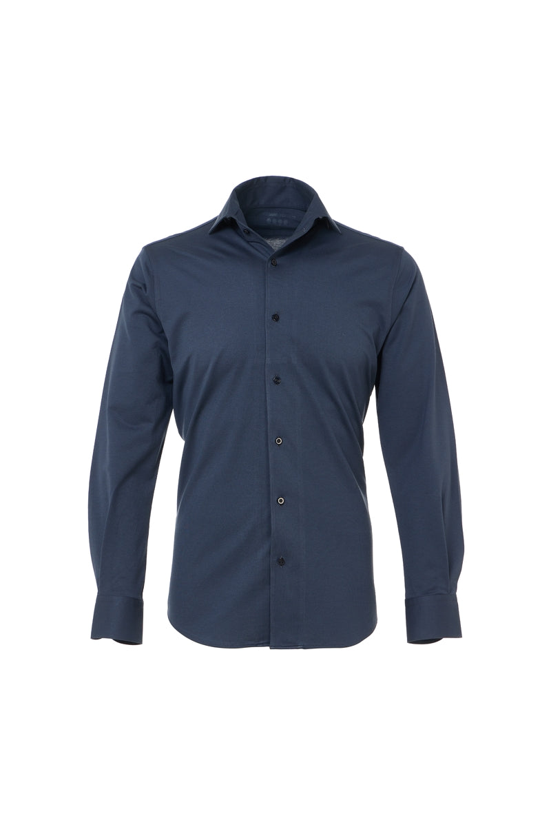 Wholesale,Luchiano Visconti, Luchiano Visconti Navy Japanese Performance Knit Shirt, Blue, Extra Large-49-TagXL