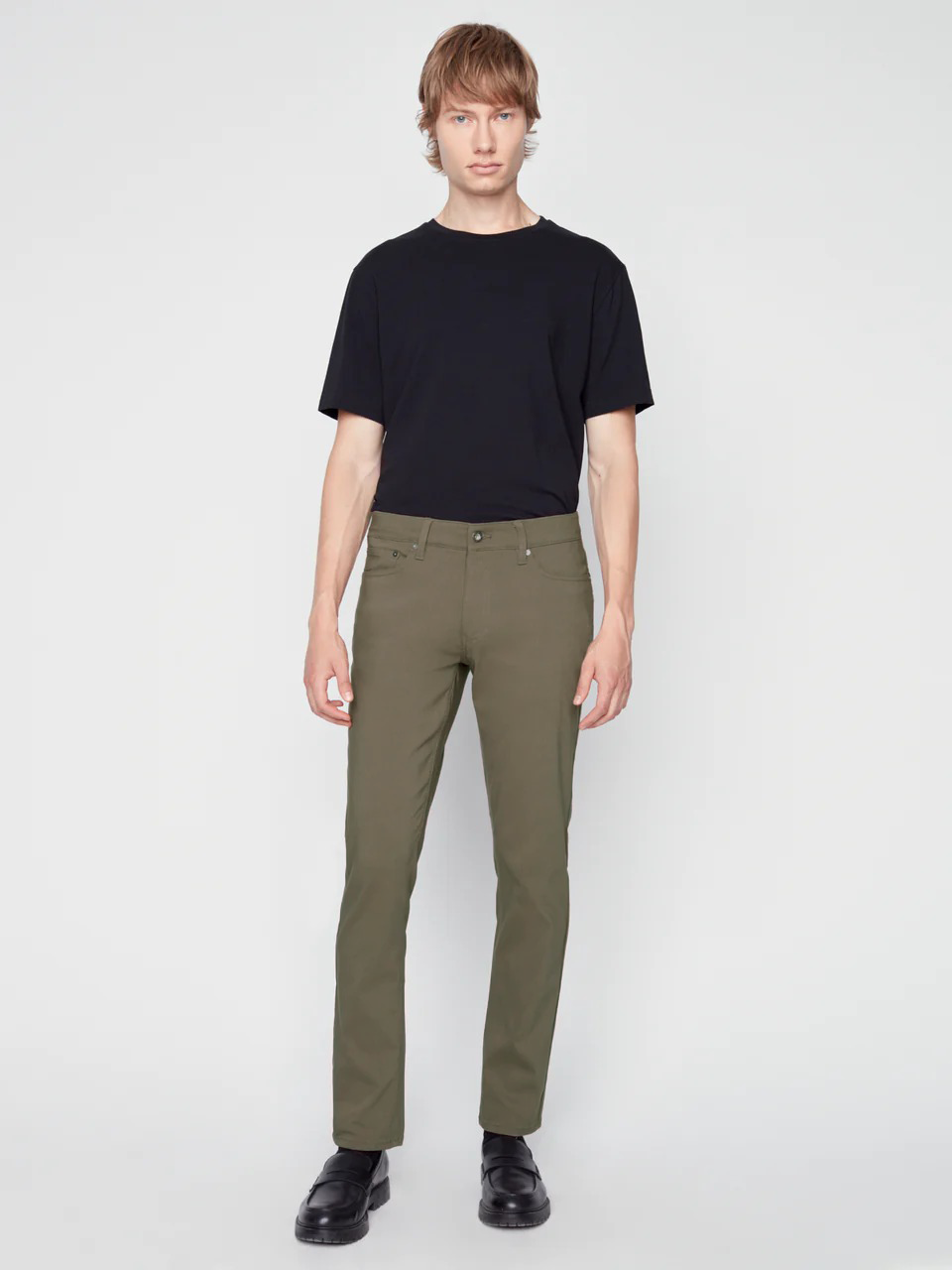 Wholesale,Projek Raw, Projek Raw Olive 5 Pocket Comfort Waist Pant, Green, 36W-31L-Tag36