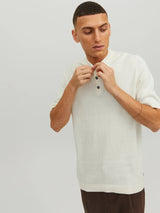 Jack & Jones White Short Sleeve Polo