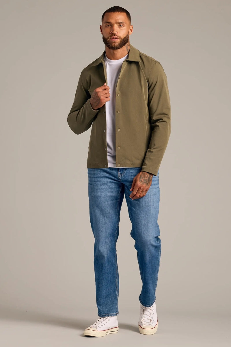 Faire,True Classic, True Classic Military Green Added Stretch Twill Jacket, Green, Extra Large-48-TagXL