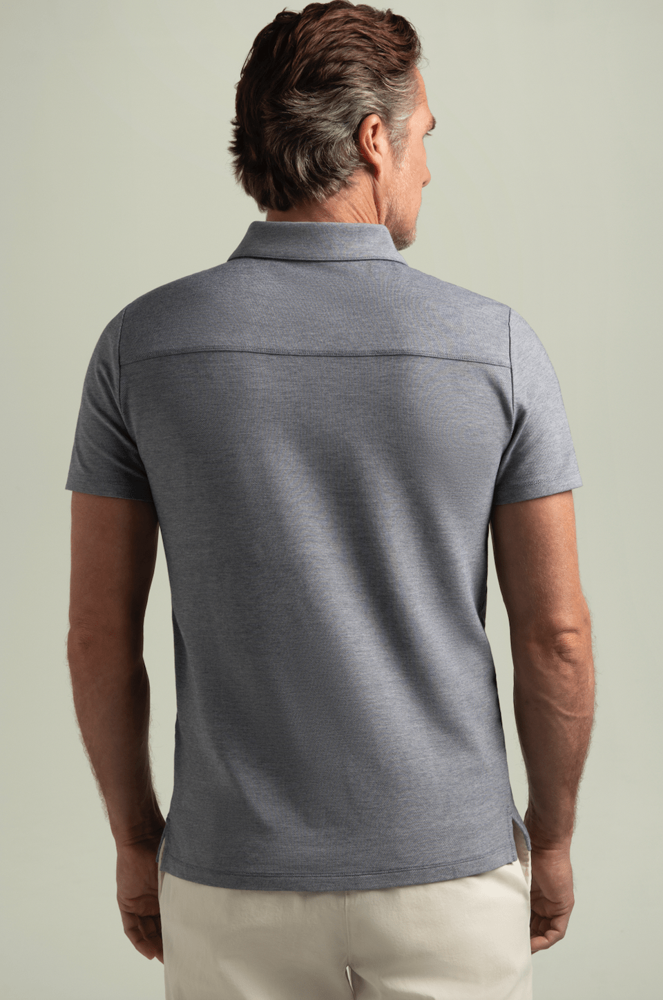 Brand Partner,HyperNatural, HyperNatural Midnight Navy Premium Bio-performance Matterhorn Slim Fit Oxford Micro-Pique Polo with Hyper-Cool Jade, Blue, Small-36-TagS