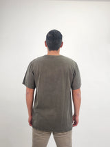 Reese De Luca Olive T-Shirt with Chest Pocket