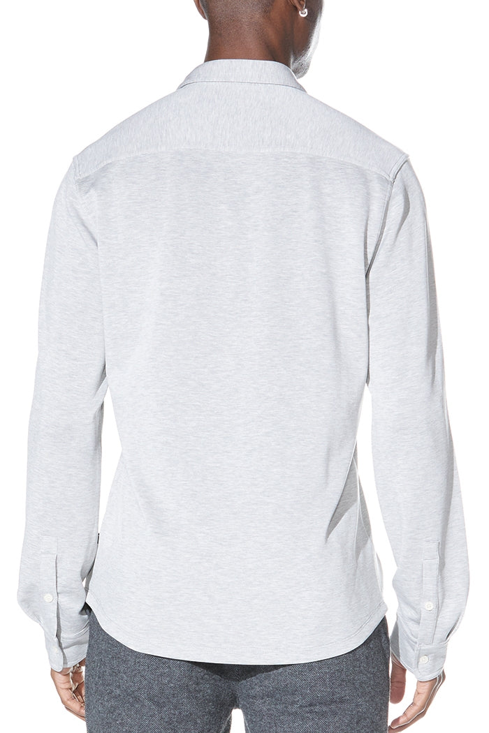 Wholesale,Civil Society, Civil Society Heather Grey Knit Shirt, Grey, Small-40-TagSMedium-42-TagMLarge-44-TagLExtra Large-46-TagXLExtra Extra Large-49-TagXXL