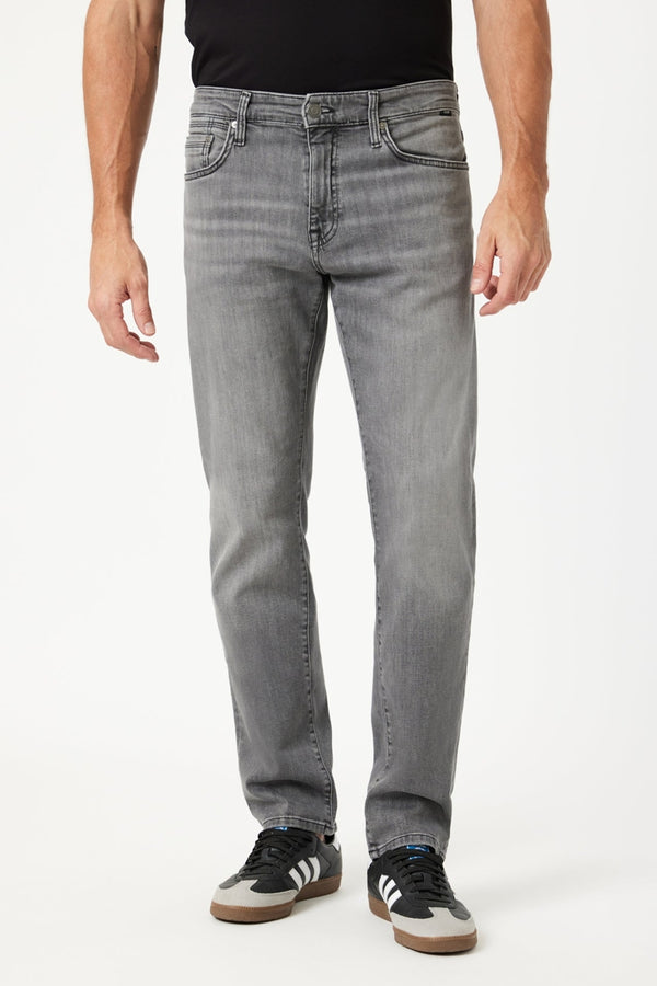 Mavi Grey Mid Smoke Brushed Straight Leg Jeans