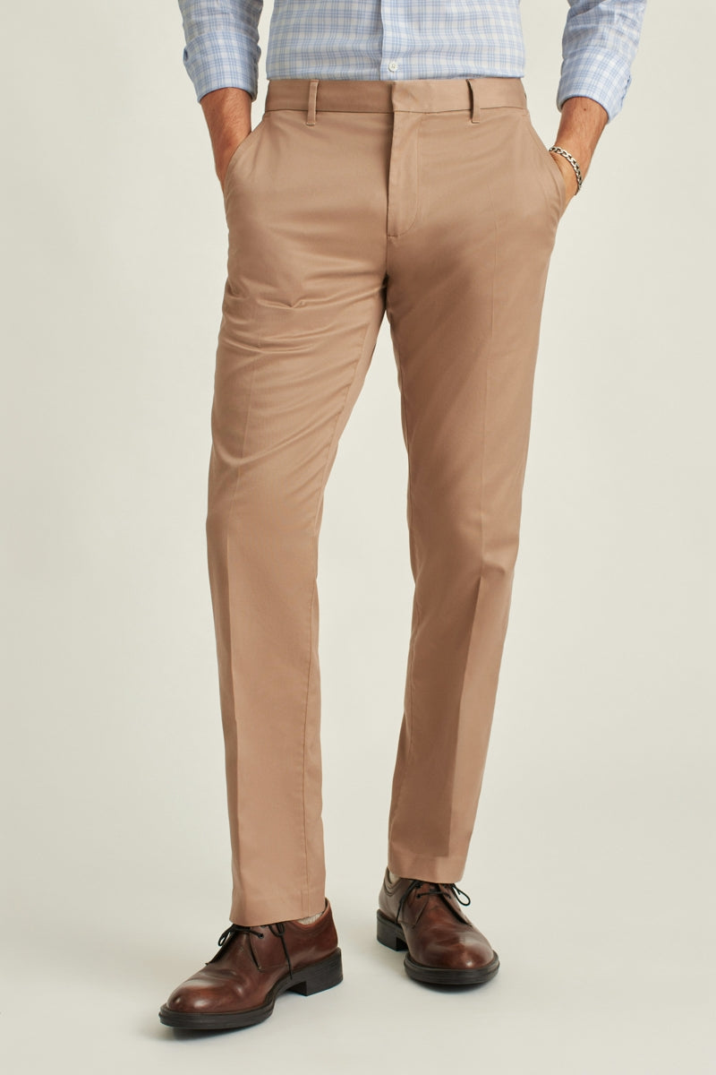 Bonobos Tan Slim Stretch Dress Chino Pants