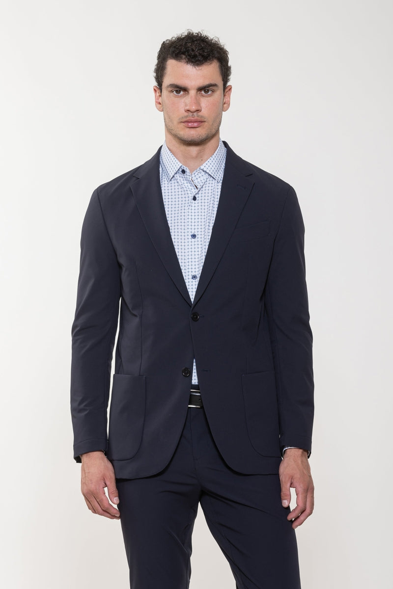 Wholesale,American Heritage, American Heritage Navy 4-way Stretch Performance Blazer, Blue, Medium-42-TagM
