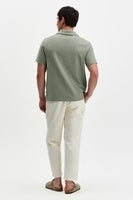 Wholesale,Wax London, Wax London Dark Green Textured Organic Cotton Polo, Green, Medium-43-TagMLarge-45-TagLExtra Large-47-TagXL