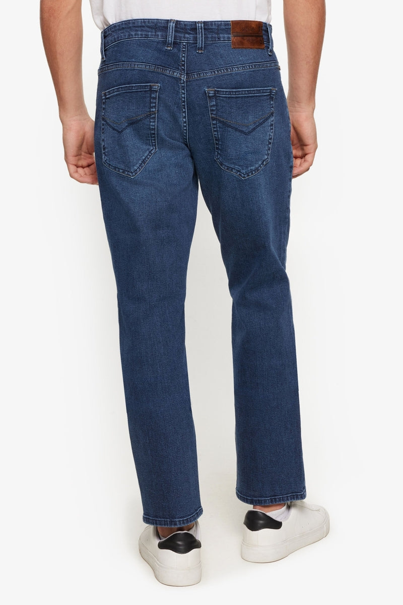 Wholesale,Signal Clothing, Signal Clothing Blue Soft Wash Slim Straight Jeans, Blue, 30W-32L-Tag30
