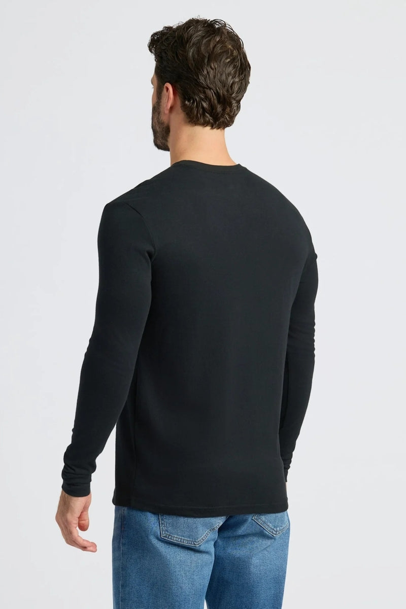 Faire,True Classic, True Classic Black Long Sleeve T-Shirt, Black, Large-43-TagL