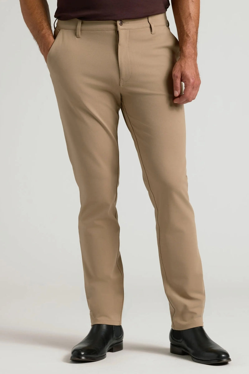 Faire,True Classic, True Classic Khaki 4-way Stretch Tech Chino Pant, Tan, 30W-30L-Tag30