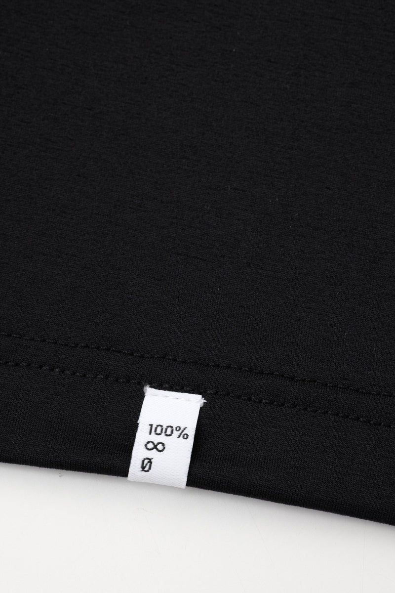 Direct From Brand,FYNE, FYNE Black Moisture Absorption T-Shirt, Black, Large-45-TagL