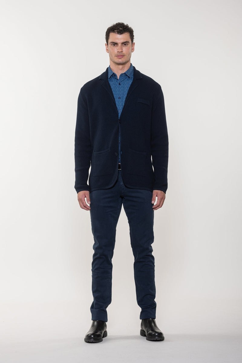 Wholesale,American Heritage, American Heritage Navy Jacquard Sweater Cardigan, Blue, Small-42-TagSMedium-44-TagMLarge-46-TagLExtra Large-46-TagXLExtra Extra Large-50-TagXXL