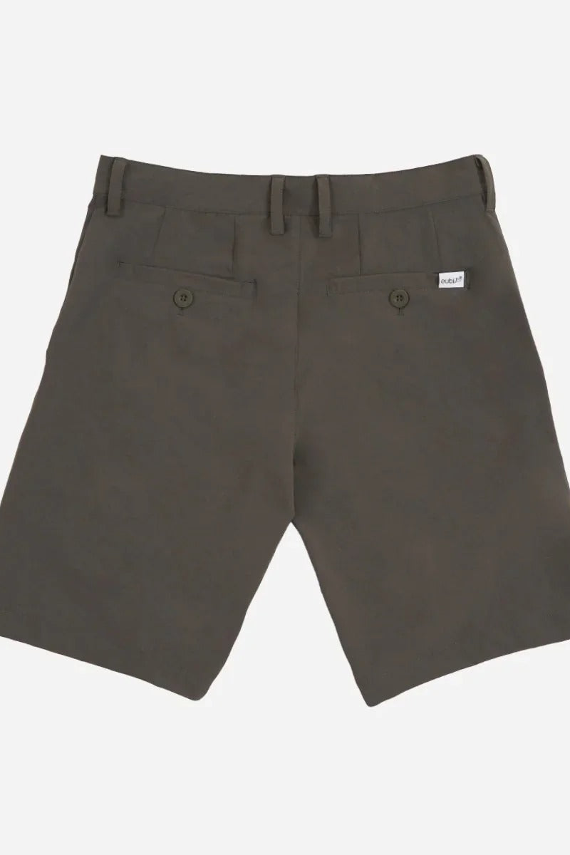 Eubi Army Green Golf 9" Shorts with Hidden Drawstrings