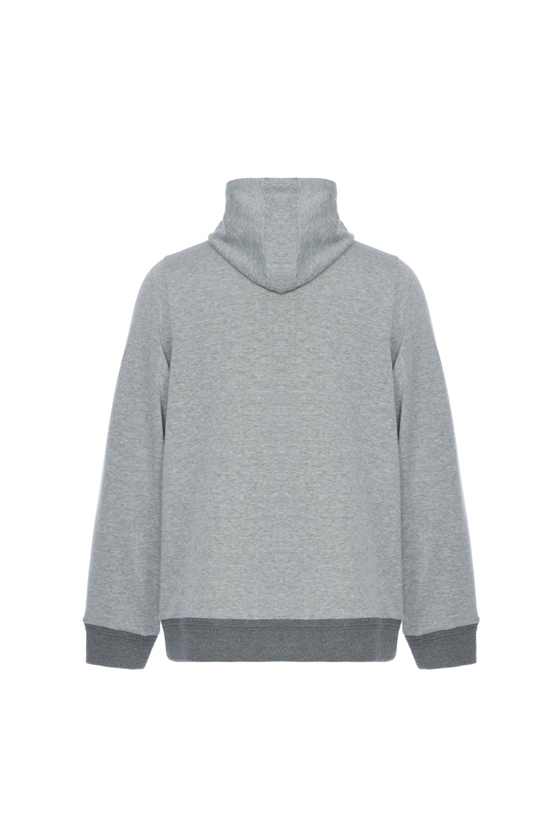 Wholesale,American Heritage, American Heritage Grey Pin Dot Jacquard Stripe Hoodie, Grey, Medium-44-TagM