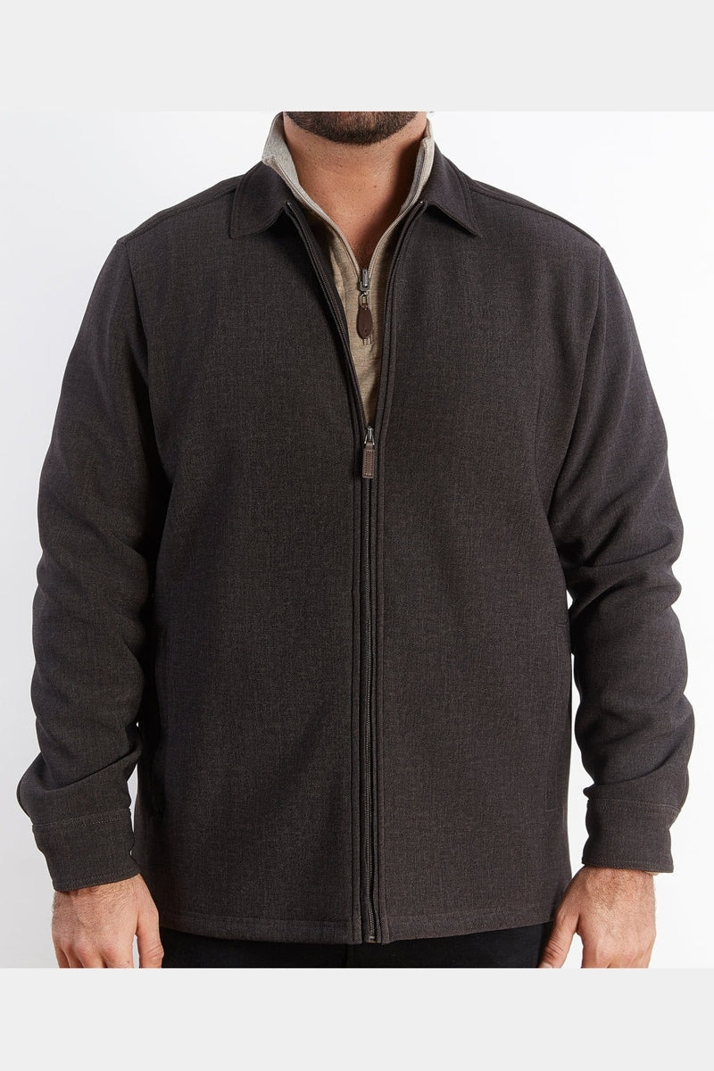 Wholesale,Nicoby Age of Wisdom, Nicoby Age of Wisdom Brown Blouson Insulated Knit Full Zip Jacket, Brown, Large-48-TagL