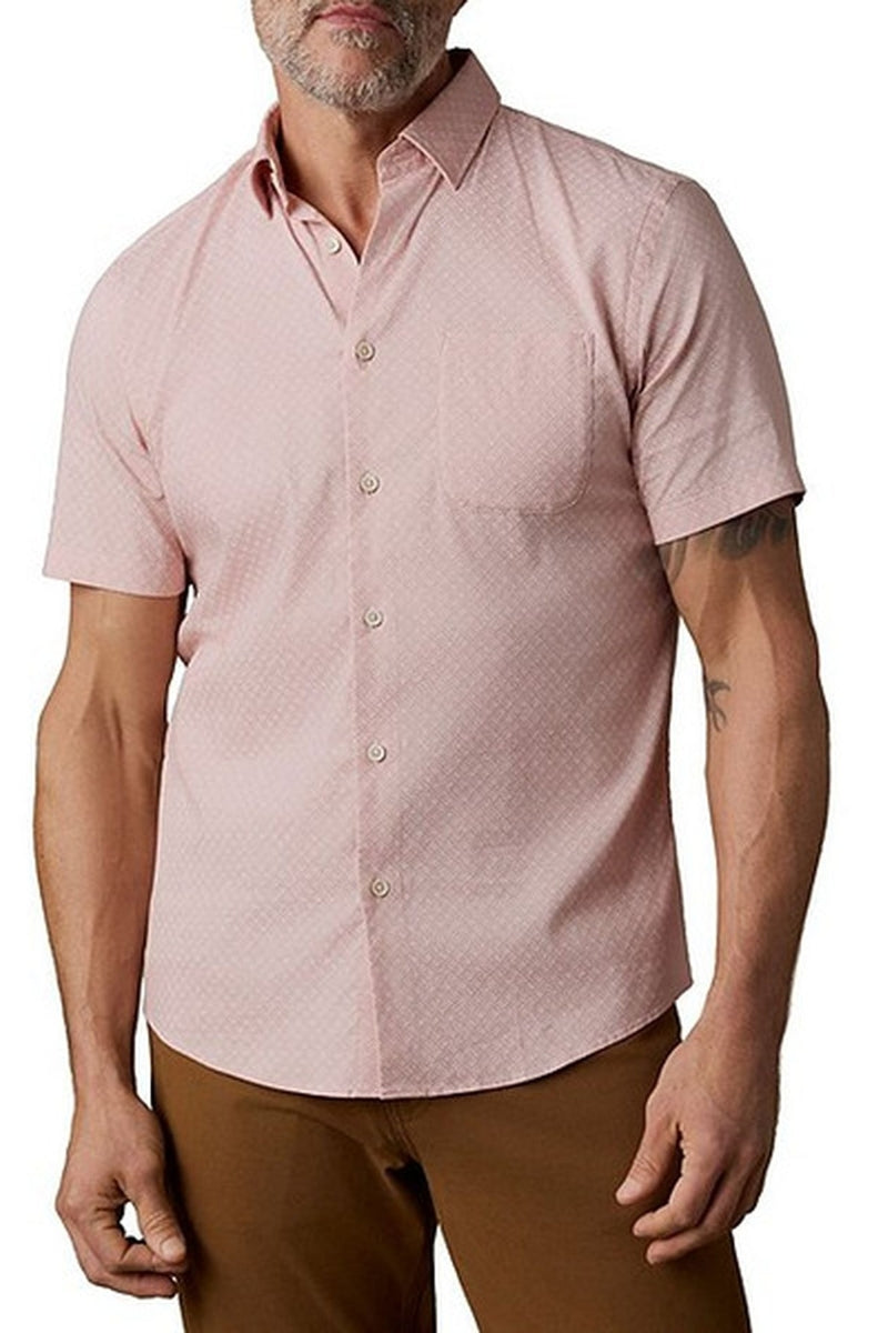 Wholesale,Faherty, Faherty Rose Petal Tile Print Shirt, Pink, Small-40-TagSMedium-43-TagMLarge-46-TagLExtra Large-49-TagXLExtra Extra Large-52-TagXXL