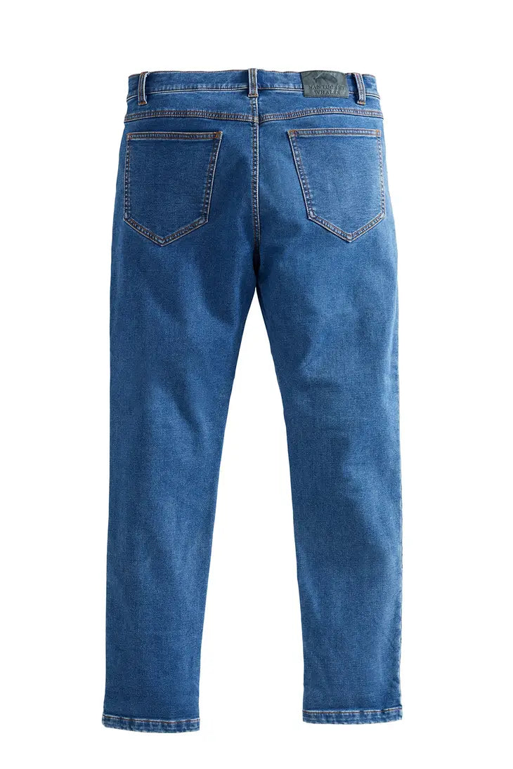 Faire,Nantucket Whaler, Nantucket Whaler Blue Medium Wash Denim Jeans, Blue, 38W-30L-Tag3834W-32L-Tag3432W-32L-Tag32
