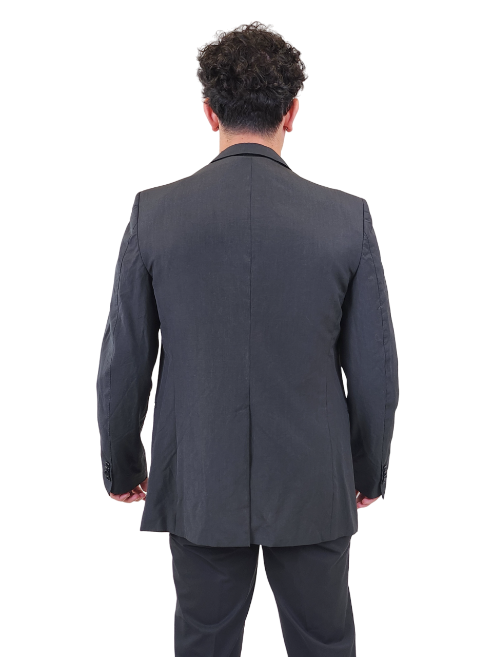 The RealReal,Theory, Theory Black Wool Micro Stripe Blazer, Black, Medium-42-Tag42L