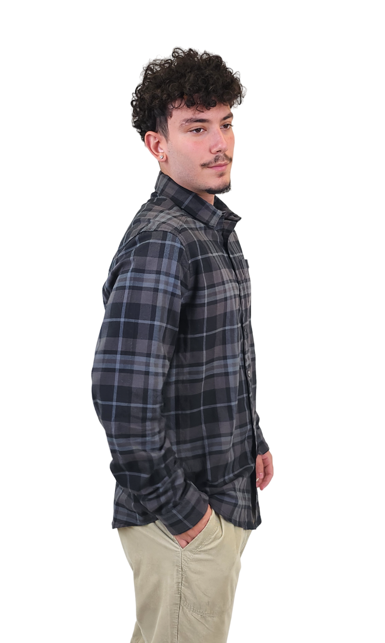 Other,Under Armour, Under Armour Grey/Black Plaid Button Up, Grey, Large-46-TagL