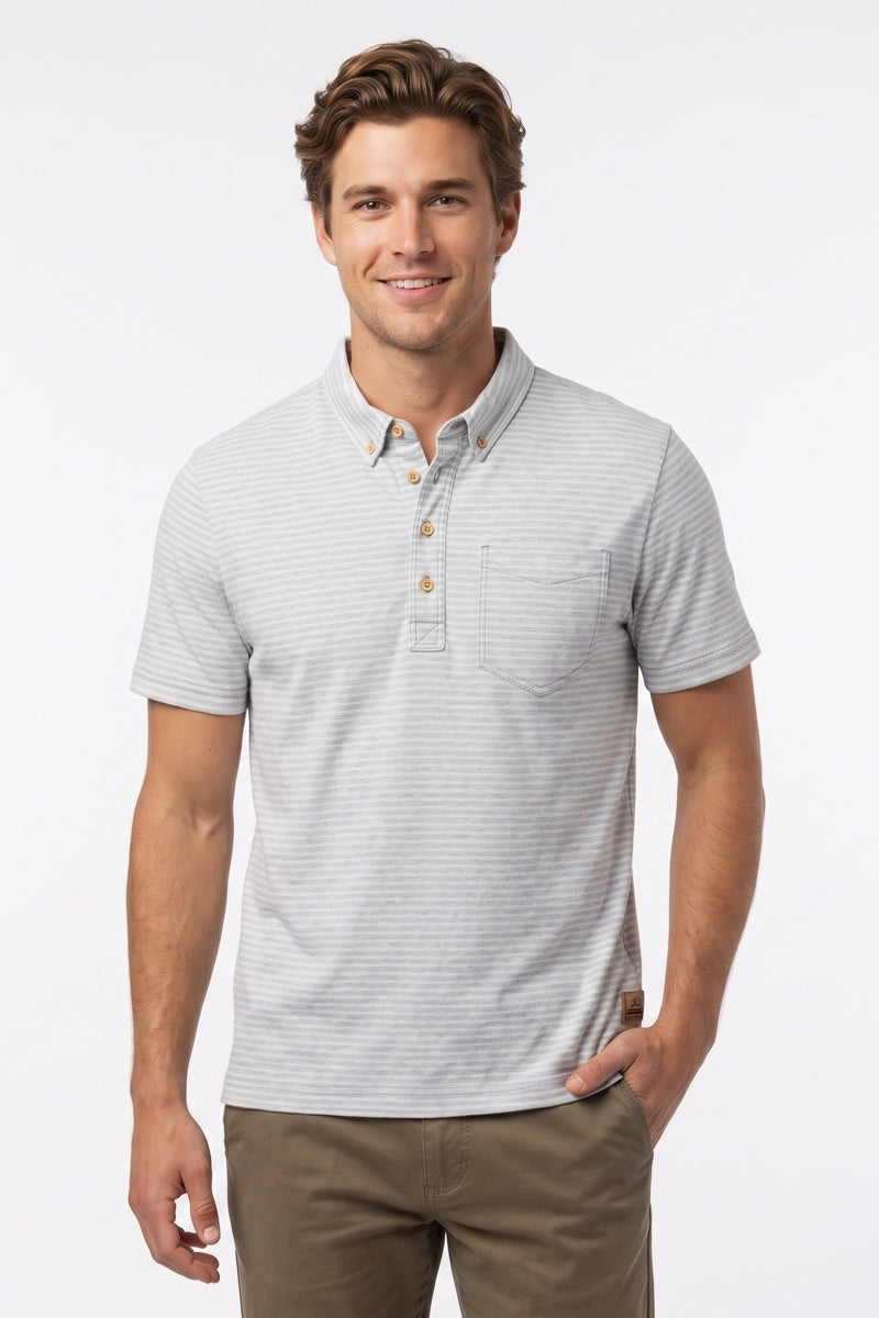 Faire,Surfside Supply, Surfside Supply Light Grey Micro Stripe Knit Short Sleeve Polo, Grey, Extra Extra Large-50-TagXXLExtra Large-47-TagXLMedium-41-TagLLarge-44-TagLMedium-40-TagMMedium-42-TagMLarge-44-TagXLExtra Large-46-TagXLSmall-38-TagMSmall-38-TagS