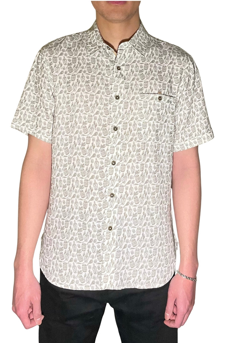 Wholesale,Nicoby Age of Wisdom, Nicoby Age of Wisdom White Modal Textured Print Shirt, White, Small-42-TagSMedium-44-TagMLarge-46-TagLExtra Large-48-TagXLExtra Extra Large-51-TagXXL