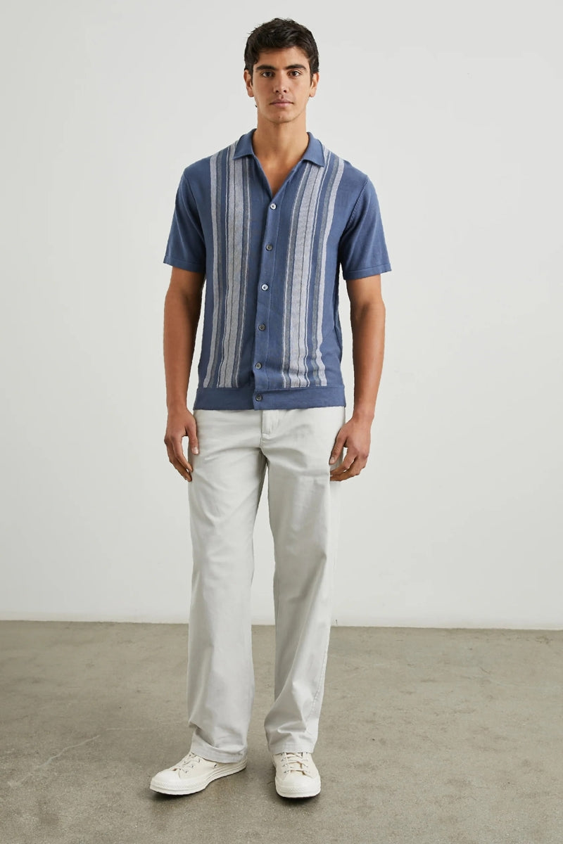 Wholesale,Rails, Rails Blue Multi Striped Yarn-dyed Shirt, Blue, Extra Large-49-TagXL