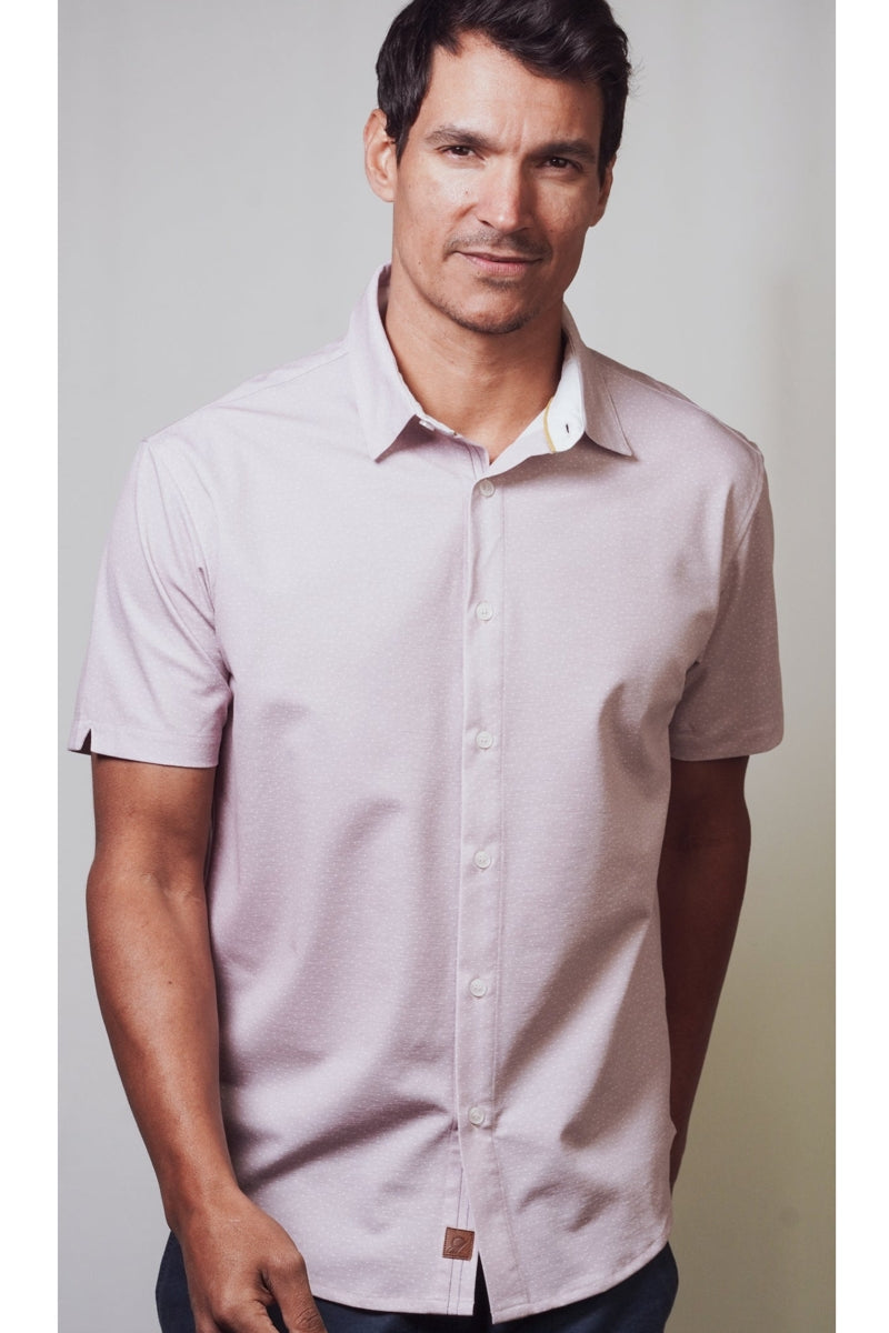 Wholesale,Fundamental Coast, Fundamental Coast Taro Polka Dot Print Shirt, Purple, Extra Large-48-TagXLExtra Extra Large-50-TagXXLMedium-43-TagMLarge-45-TagLSmall-40-TagS