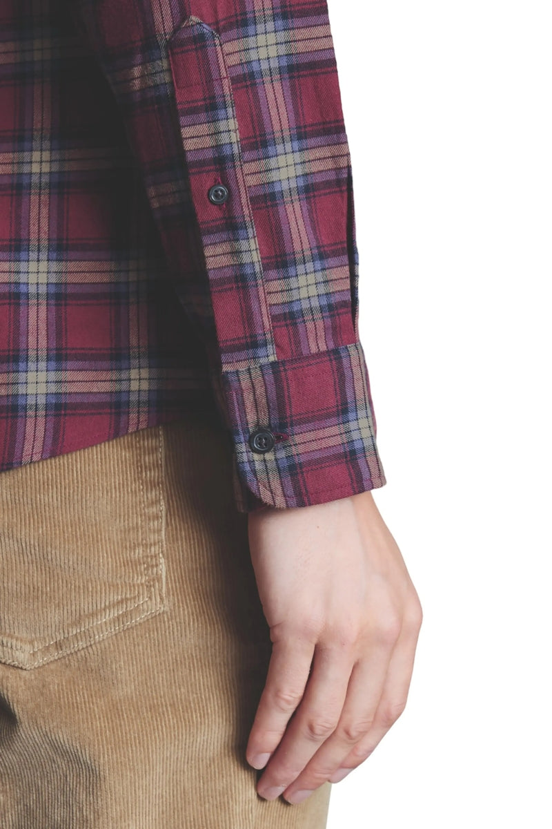 Wholesale,Charles Tyrwhitt, Charles Tyrwhitt Dark Red Check Brushed Flannel Shirt, Red, Small-39-TagSMedium-42-TagMLarge-45-TagLExtra Large-48-TagXLExtra Extra Large-51-TagXXL