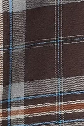 Wholesale,Bonobos, Bonobos Chocolate/Blue Plaid Stretch Flannel Slim Fit Shirt, Brown, Extra Extra Large-52-TagXXL