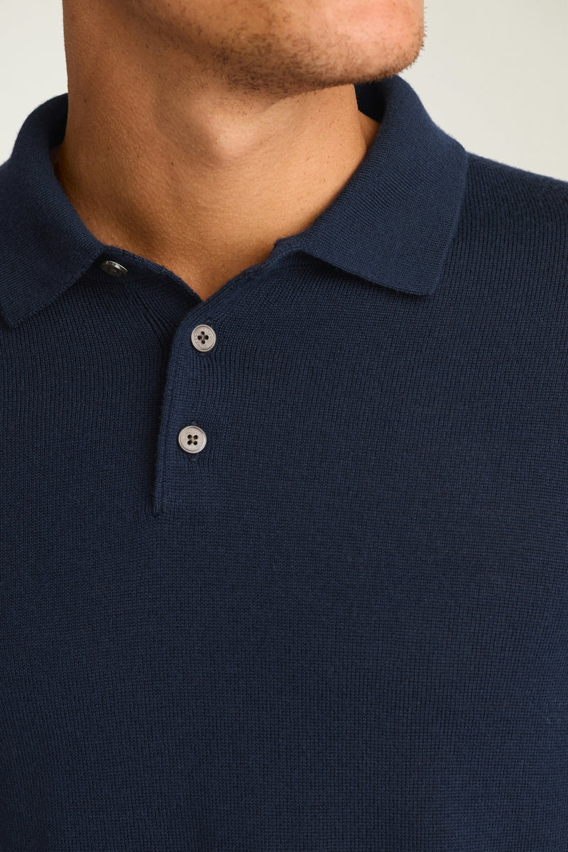 Wholesale,Bonobos, Bonobos Navy Merino Wool Sweater Polo, Blue, Large-45-TagL