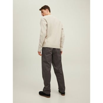 Wholesale,Jack & Jones, Jack & Jones Cream Knit Crew Neck Sweater, Cream, Medium-42-TagL