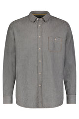 American Heritage Grey Vintage Washed Waffle Shirt