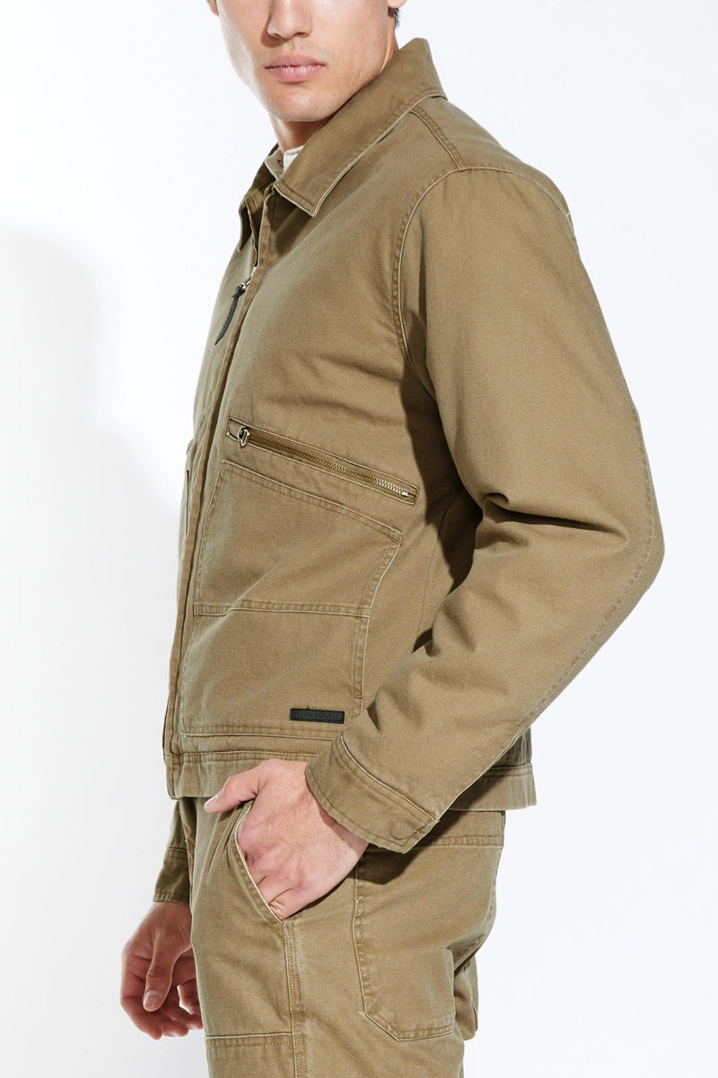 Wholesale,Civil Society, Civil Society Tan Cropped Zip Jacket, Tan, Large-50-TagL